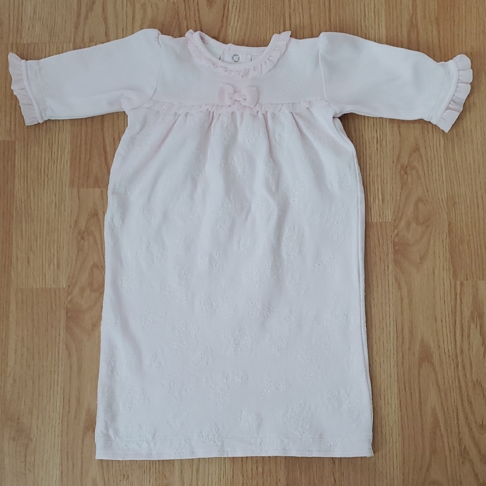 Koala Kids Soft Pink Take Home Baby Gown Outfit Size 0-6 mos Night Gown